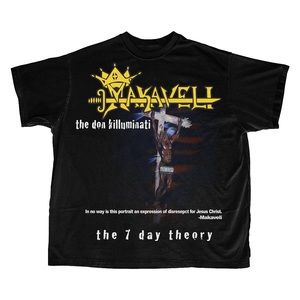 Makaveli Tupac modern vintage t-shirt 2pac Shakur